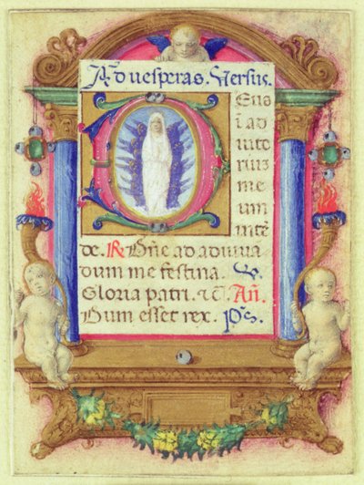 Virgin in Glory, c.1480 by Master of the della Rovere Missals Master of the della Rovere Missals